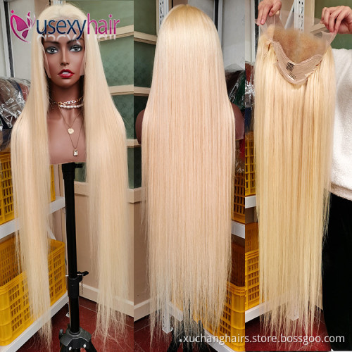 Virgin hair transparent lace blonde 613 bob wig human hair 4x4 lace closure wig red orange pink purple 613 bob cut wig pervin